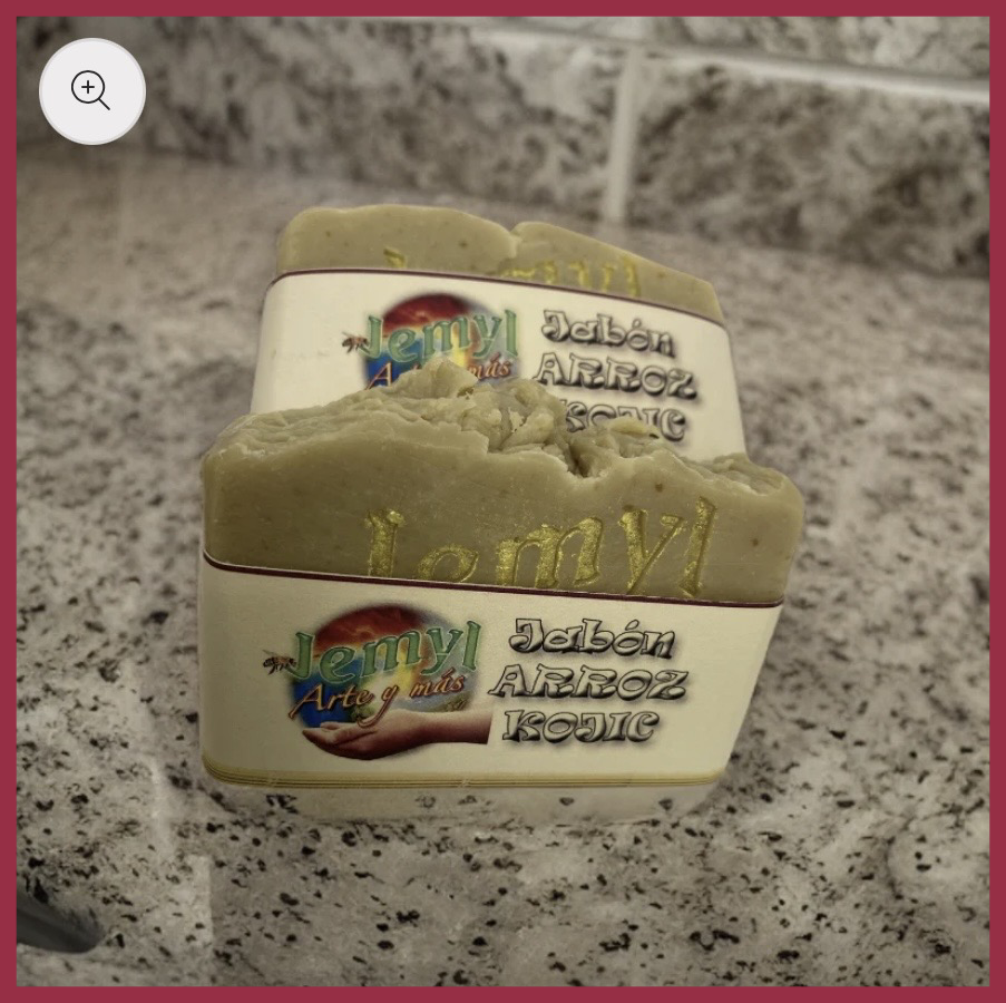 Jabon Artesanal Arroz Kojic