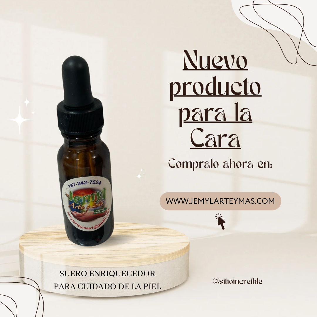 Suero Enriquecedor para su rostro con jojoba