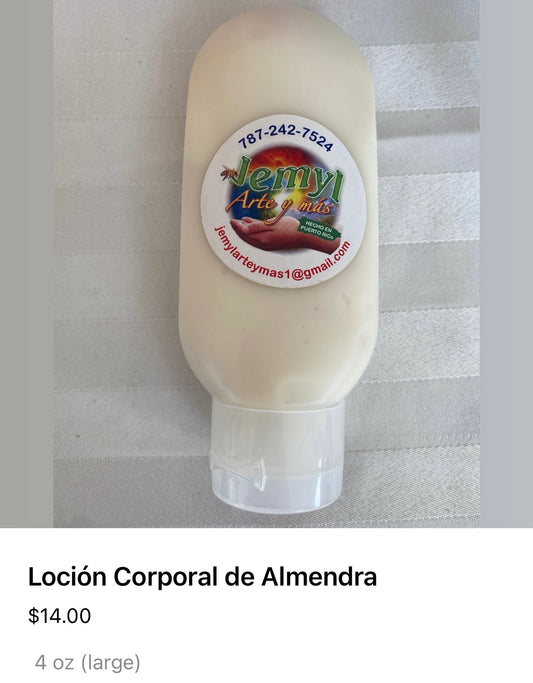 Loción Corporal de Almendra(4.0 onzas)