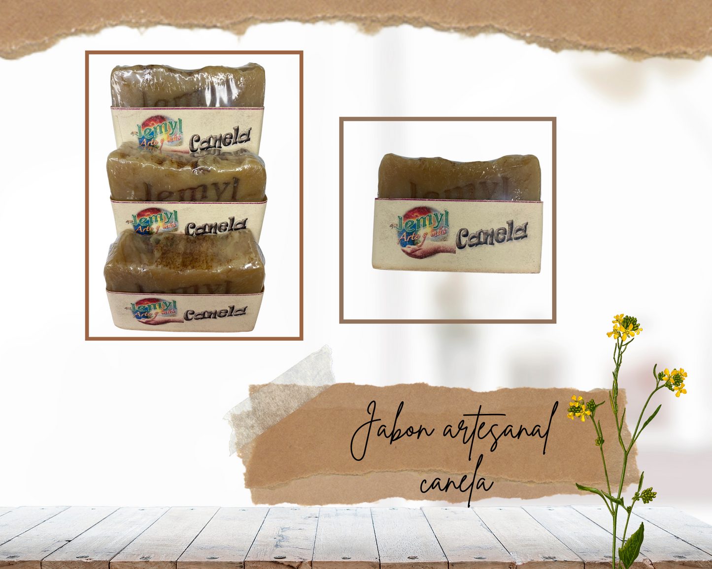 Jabon Artesanal Canela