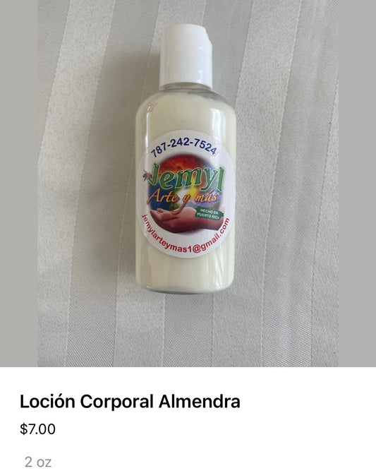 Loción Corporal de Almendra (2.0 onzas)