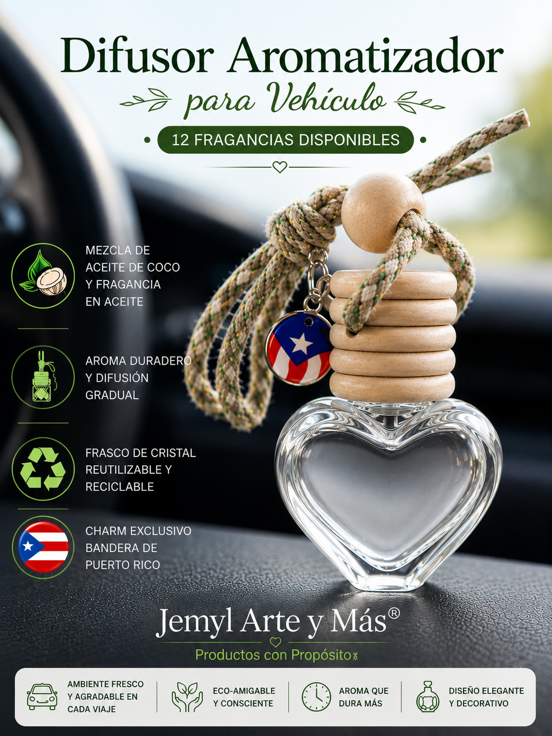 Difusor Aromatizador para Vehículo