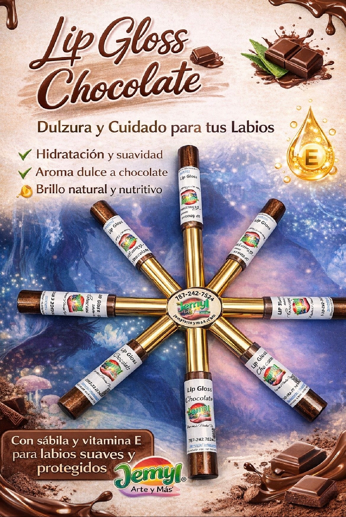 Lip Gloss de Sábila