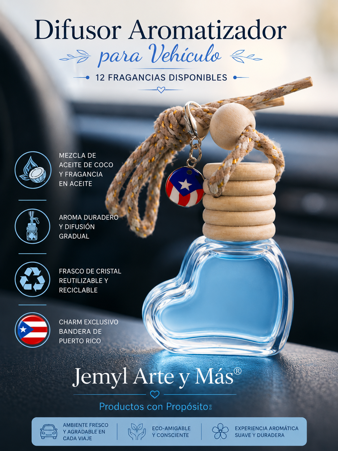 Difusor Aromatizador para Vehículo