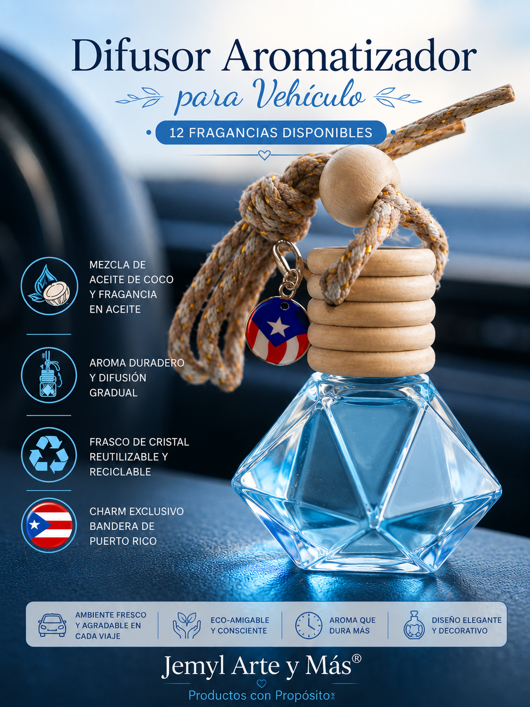Difusor Aromatizador para Vehículo