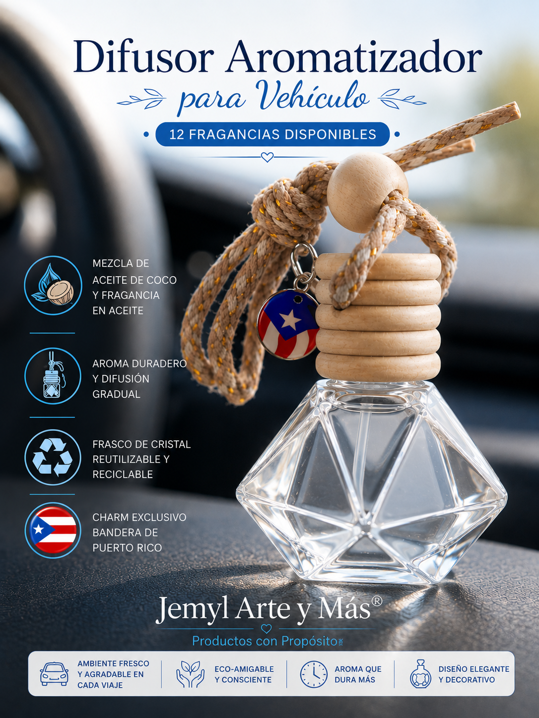 Difusor Aromatizador para Vehículo