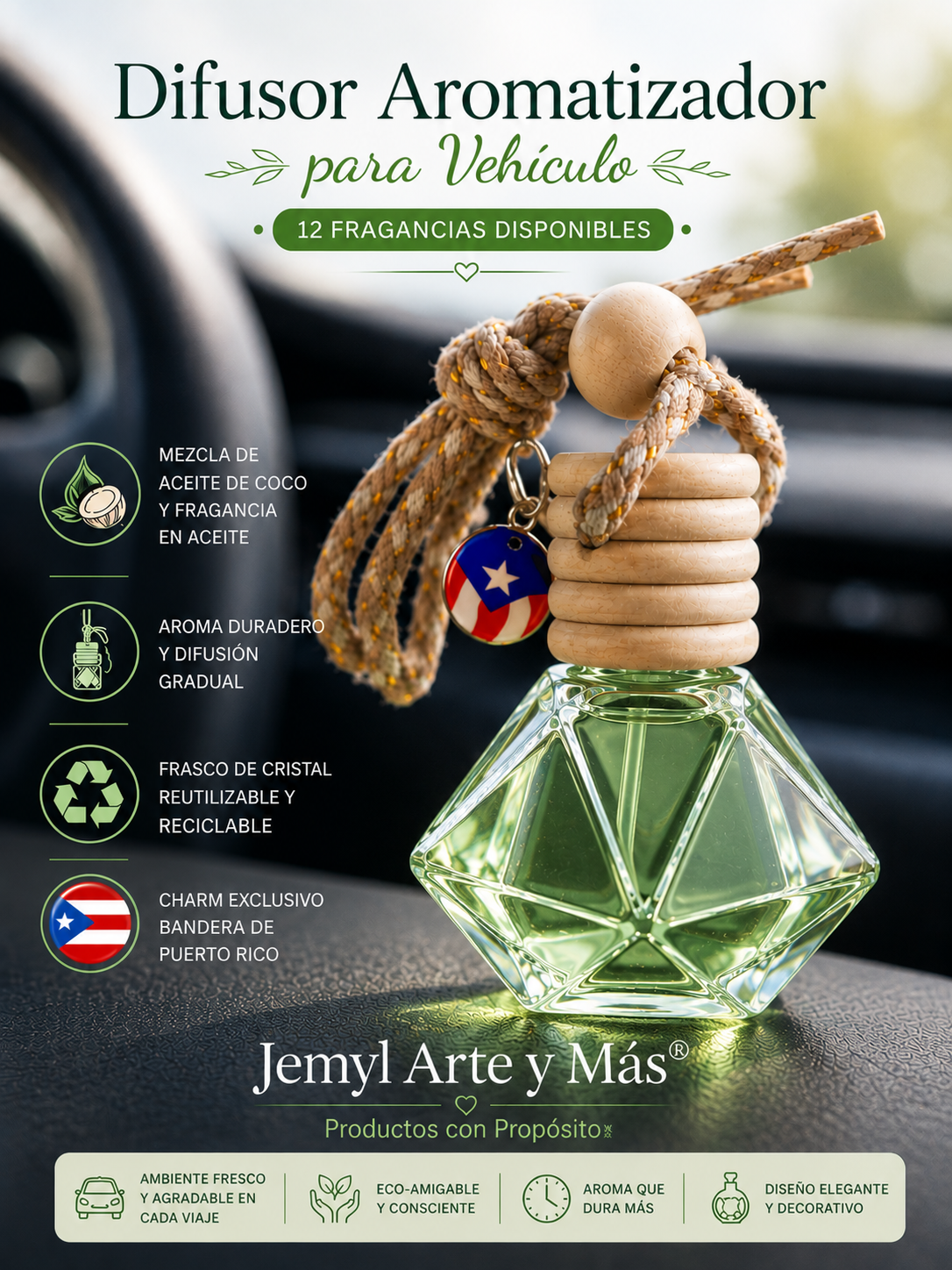 Difusor Aromatizador para Vehículo