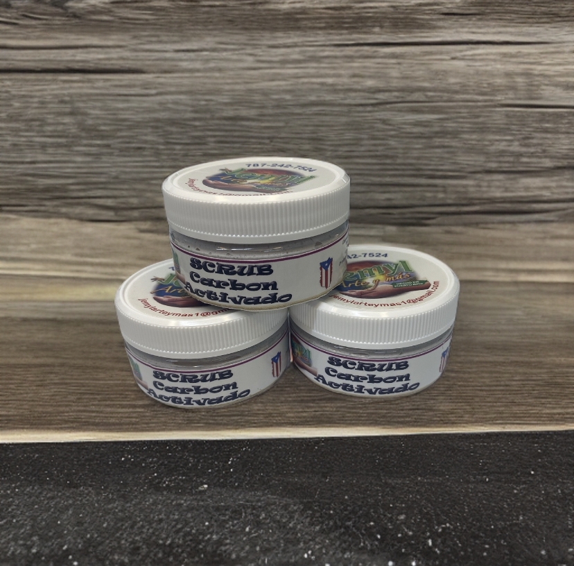 Exfoliante (Scrub) Facial con Carbón Activado