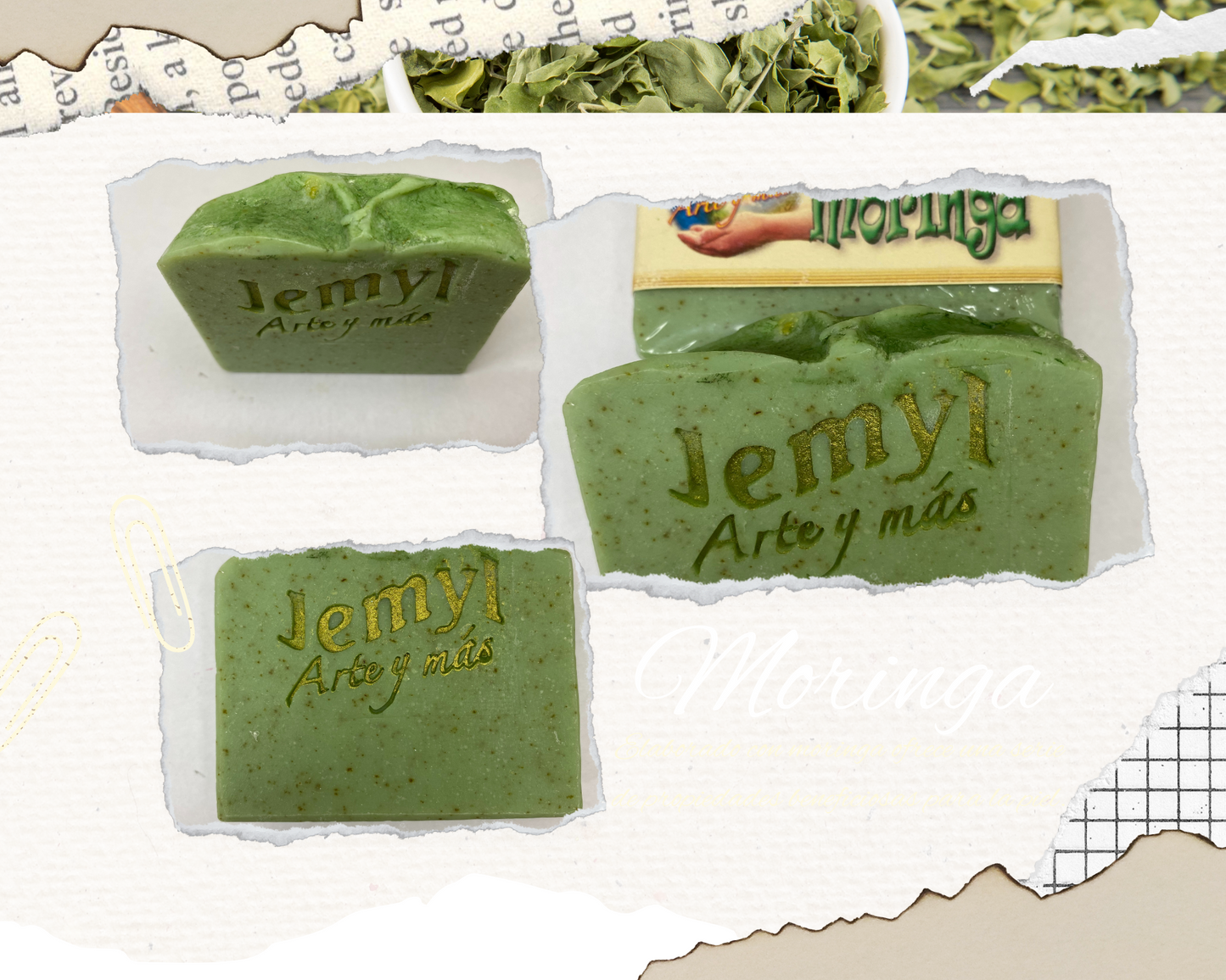 Jabon Artesanal Moringa